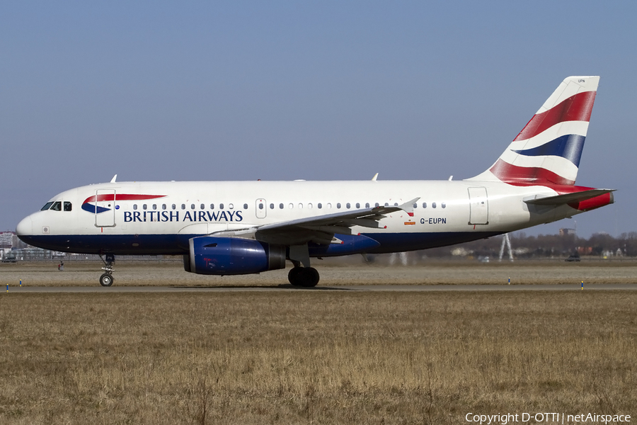 British Airways Airbus A319-131 (G-EUPN) | Photo 404774