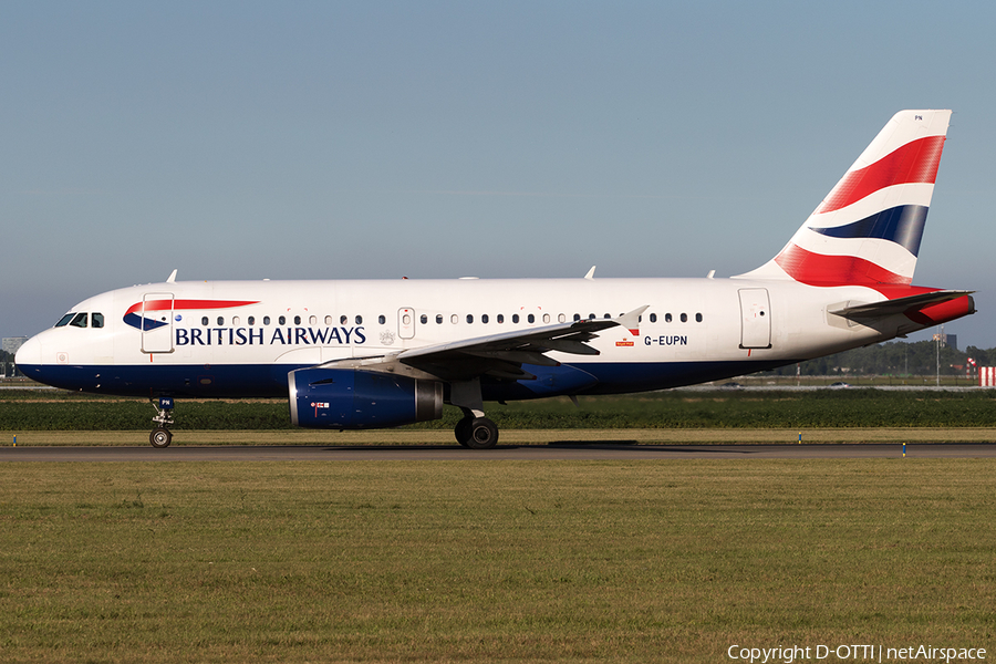 British Airways Airbus A319-131 (G-EUPN) | Photo 610625