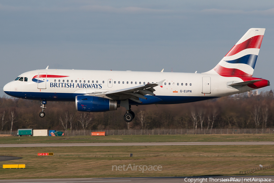 British Airways Airbus A319-131 (G-EUPN) | Photo 65160