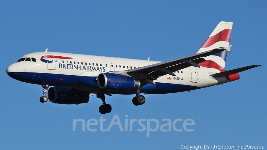 British Airways Airbus A319-131 (G-EUPN) | Photo 215211