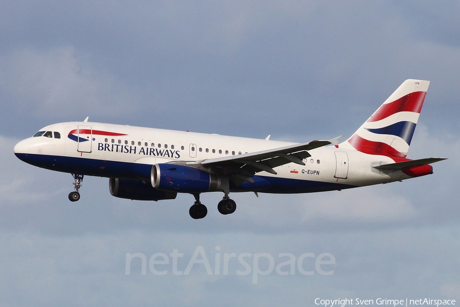 British Airways Airbus A319-131 (G-EUPN) | Photo 16732