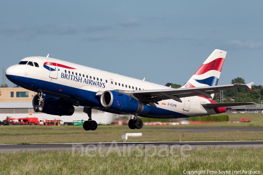 British Airways Airbus A319-131 (G-EUPN) | Photo 27146