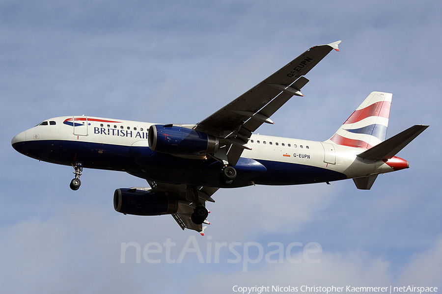 British Airways Airbus A319-131 (G-EUPN) | Photo 3117