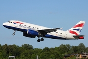 British Airways Airbus A319-131 (G-EUPN) at  Hamburg - Fuhlsbuettel (Helmut Schmidt), Germany