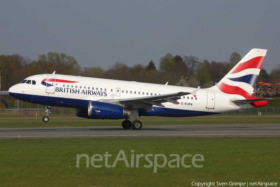 British Airways Airbus A319-131 (G-EUPN) | Photo 78169