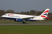 British Airways Airbus A319-131 (G-EUPN) at  Hamburg - Fuhlsbuettel (Helmut Schmidt), Germany