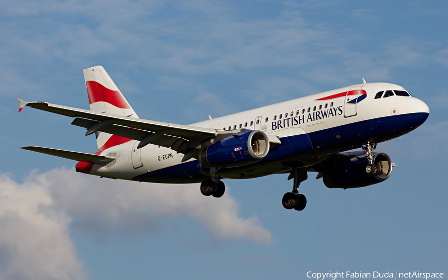 British Airways Airbus A319-131 (G-EUPN) | Photo 268424