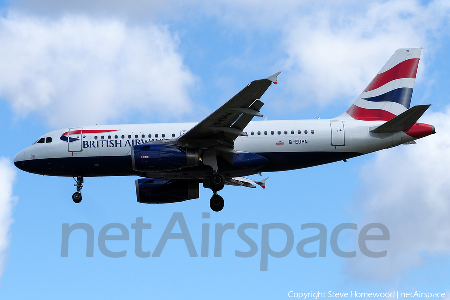 British Airways Airbus A319-131 (G-EUPN) | Photo 168712