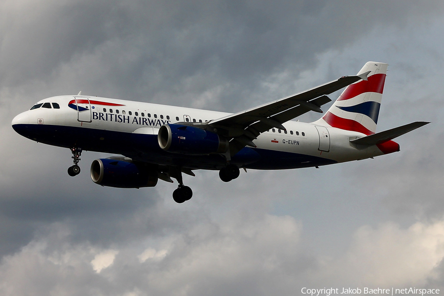 British Airways Airbus A319-131 (G-EUPN) | Photo 187503