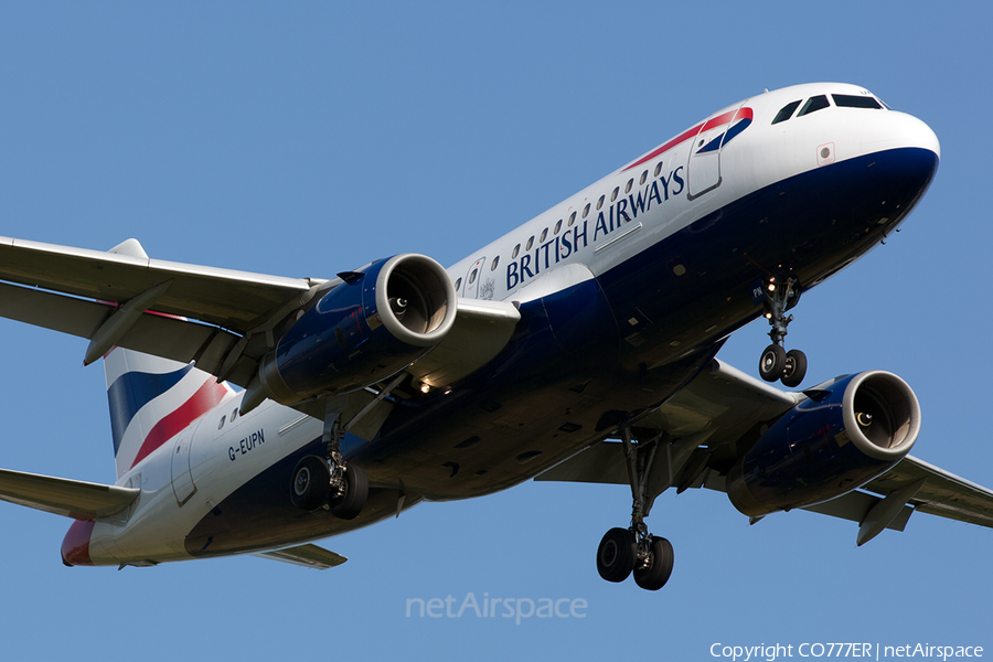 British Airways Airbus A319-131 (G-EUPN) | Photo 52803