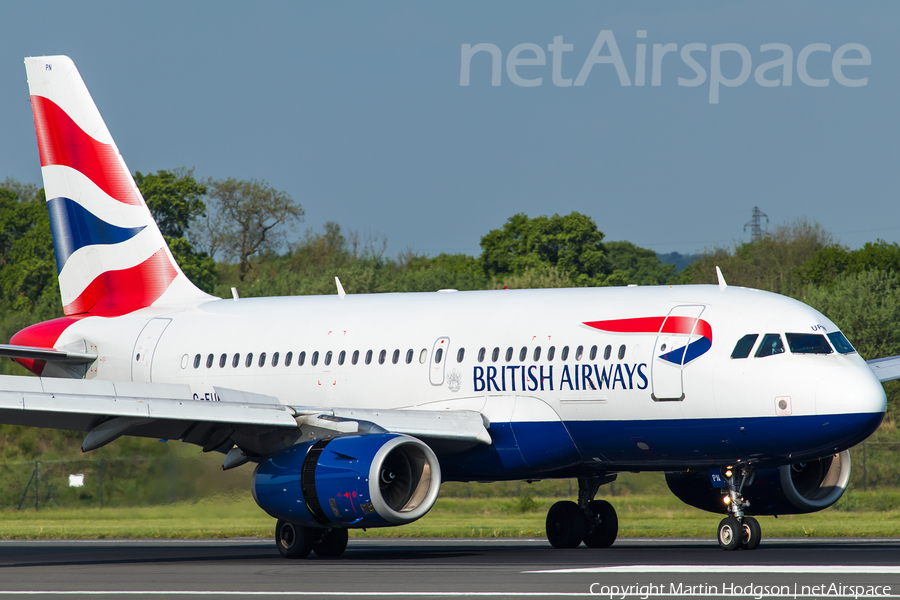 British Airways Airbus A319-131 (G-EUPN) | Photo 108549