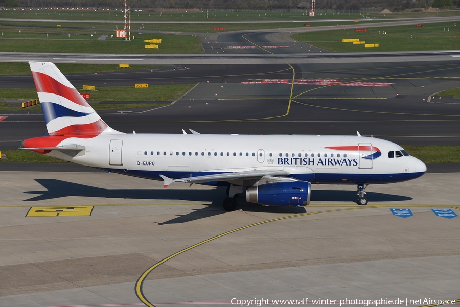 British Airways Airbus A319-131 (G-EUPO) | Photo 379698