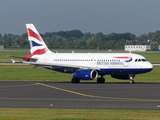British Airways Airbus A319-131 (G-EUPO) at  Dusseldorf - International, Germany