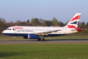 British Airways Airbus A319-131 (G-EUPO) at  Hamburg - Fuhlsbuettel (Helmut Schmidt), Germany