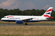British Airways Airbus A319-131 (G-EUPO) at  Hamburg - Fuhlsbuettel (Helmut Schmidt), Germany