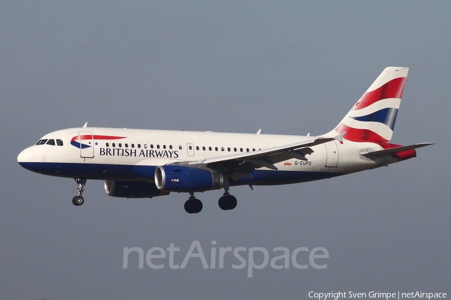British Airways Airbus A319-131 (G-EUPO) | Photo 21634