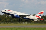 British Airways Airbus A319-131 (G-EUPO) at  Hamburg - Fuhlsbuettel (Helmut Schmidt), Germany