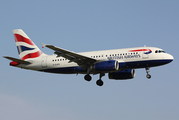 British Airways Airbus A319-131 (G-EUPO) at  Hamburg - Fuhlsbuettel (Helmut Schmidt), Germany