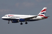 British Airways Airbus A319-131 (G-EUPO) at  Hamburg - Fuhlsbuettel (Helmut Schmidt), Germany