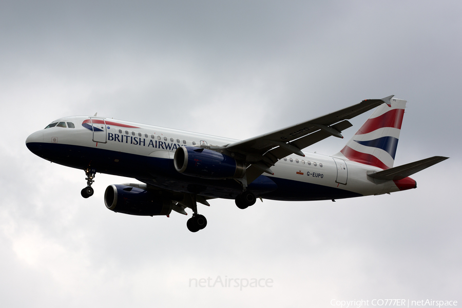 British Airways Airbus A319-131 (G-EUPO) | Photo 100222