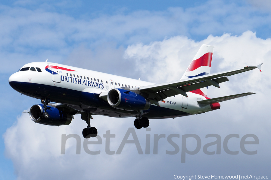 British Airways Airbus A319-131 (G-EUPO) | Photo 168714