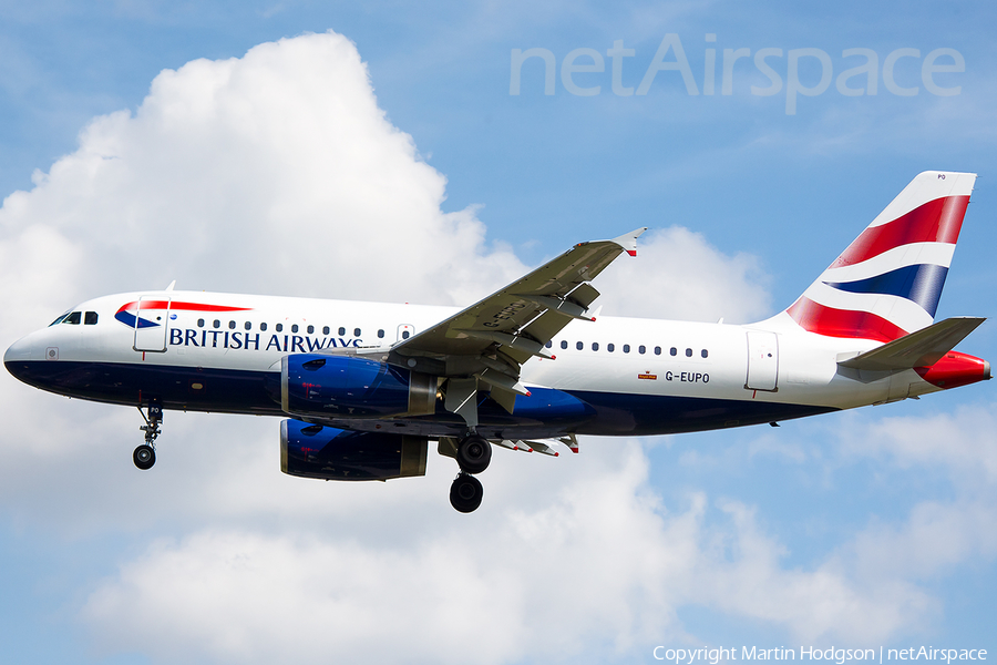 British Airways Airbus A319-131 (G-EUPO) | Photo 49897