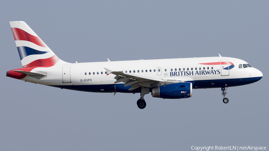 British Airways Airbus A319-131 (G-EUPO) | Photo 594726