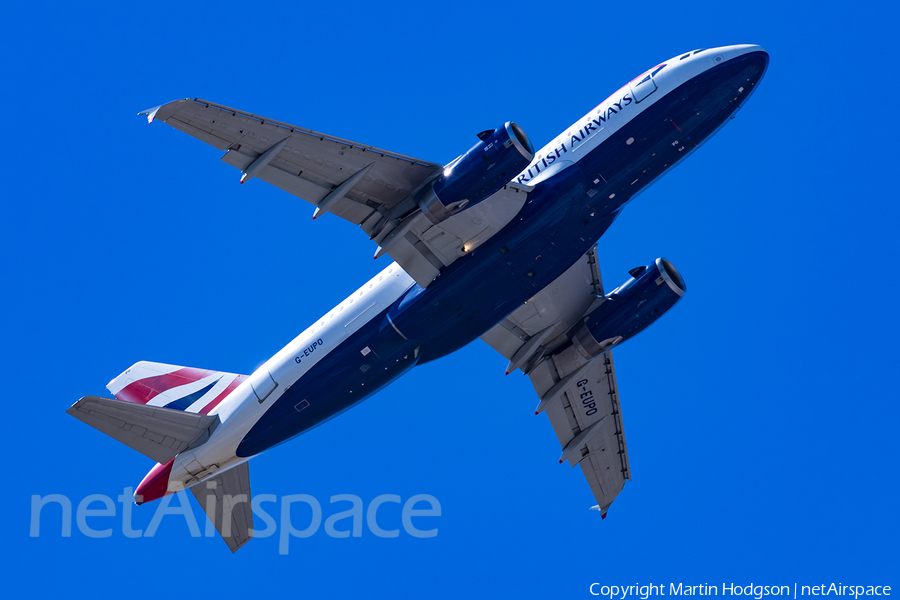 British Airways Airbus A319-131 (G-EUPO) | Photo 250424