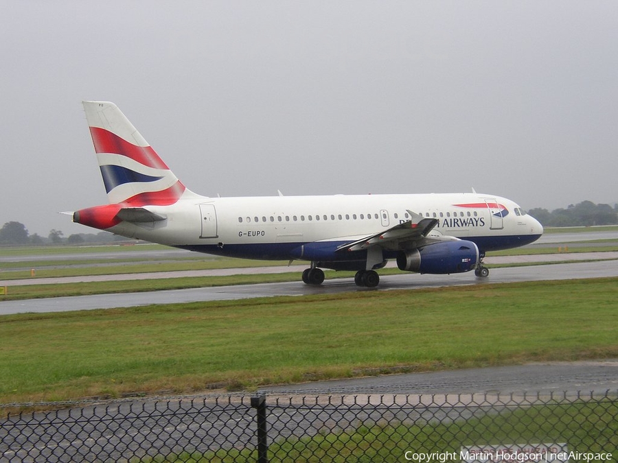 British Airways Airbus A319-131 (G-EUPO) | Photo 91709