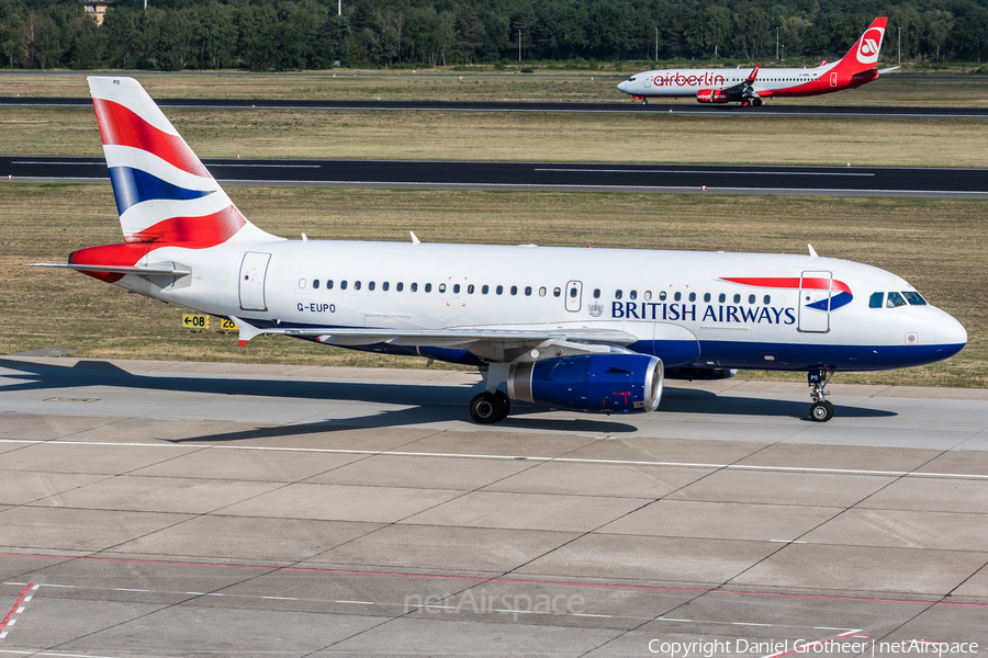 British Airways Airbus A319-131 (G-EUPO) | Photo 85203