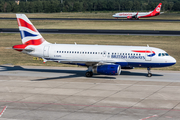 British Airways Airbus A319-131 (G-EUPO) at  Berlin - Tegel, Germany