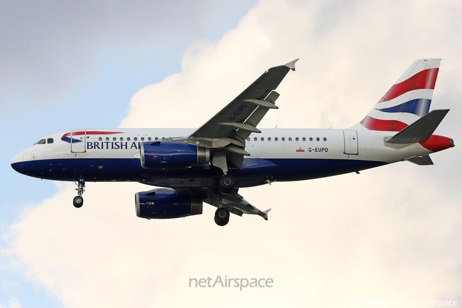 British Airways Airbus A319-131 (G-EUPO) | Photo 470615