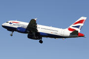 British Airways Airbus A319-131 (G-EUPP) at  Amsterdam - Schiphol, Netherlands