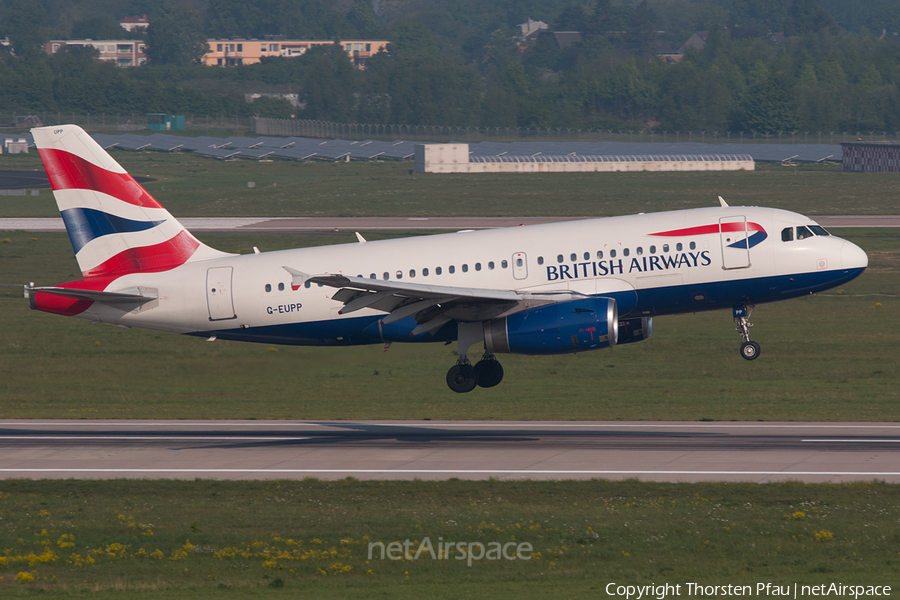 British Airways Airbus A319-131 (G-EUPP) | Photo 64626