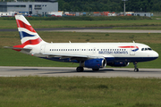 British Airways Airbus A319-131 (G-EUPP) at  Dusseldorf - International, Germany