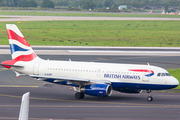 British Airways Airbus A319-131 (G-EUPP) at  Dusseldorf - International, Germany