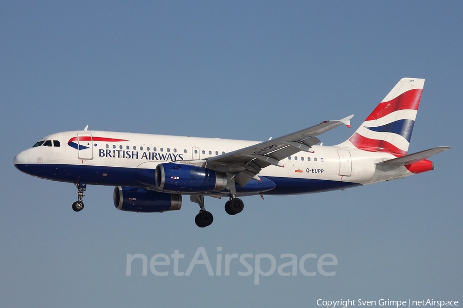British Airways Airbus A319-131 (G-EUPP) | Photo 22118