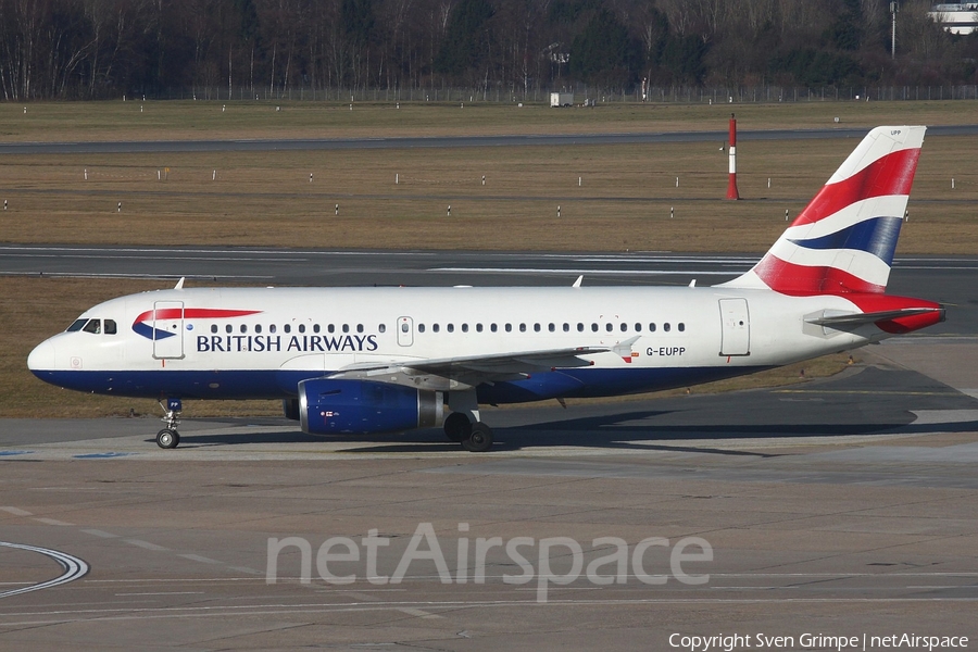 British Airways Airbus A319-131 (G-EUPP) | Photo 41392