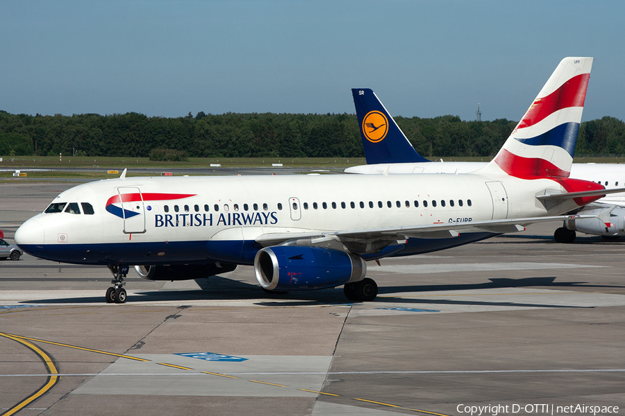 British Airways Airbus A319-131 (G-EUPP) | Photo 359766
