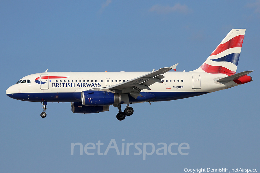 British Airways Airbus A319-131 (G-EUPP) | Photo 438965