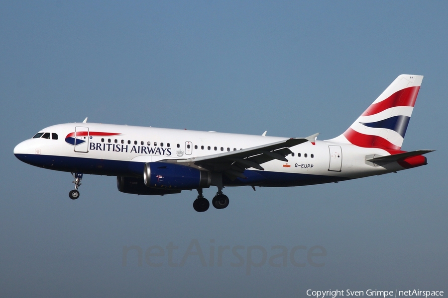 British Airways Airbus A319-131 (G-EUPP) | Photo 534009