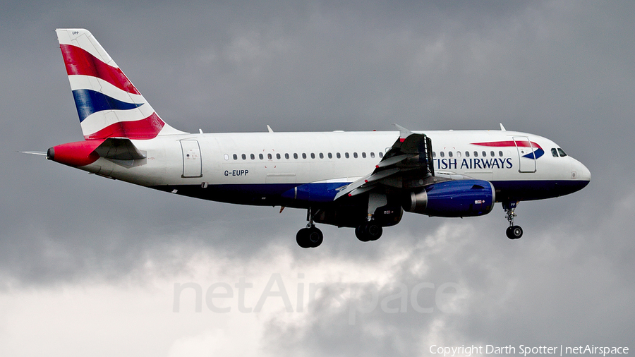 British Airways Airbus A319-131 (G-EUPP) | Photo 265581