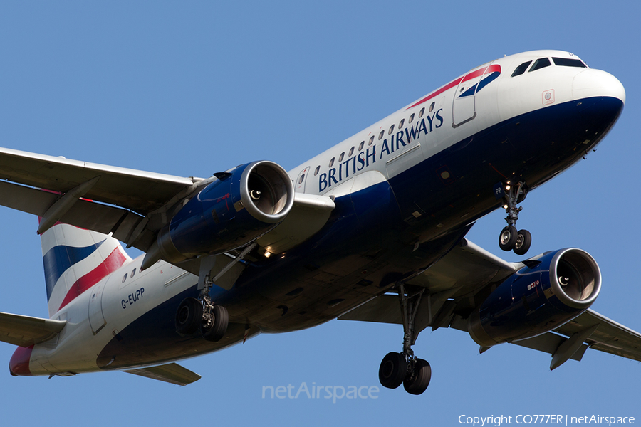 British Airways Airbus A319-131 (G-EUPP) | Photo 52811