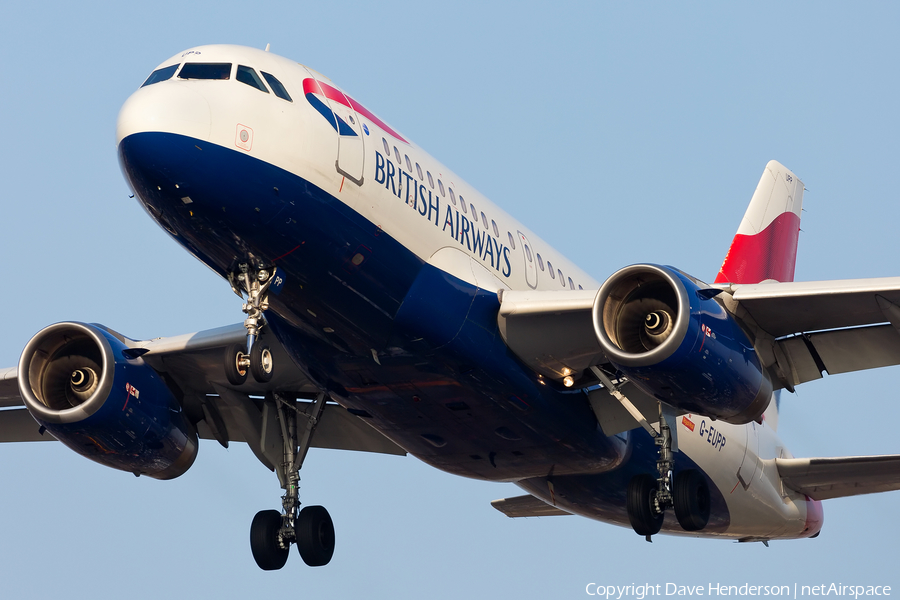 British Airways Airbus A319-131 (G-EUPP) | Photo 71680