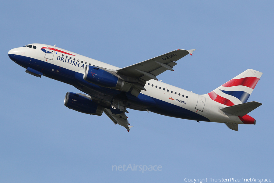 British Airways Airbus A319-131 (G-EUPR) | Photo 64724