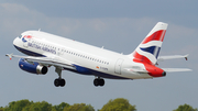 British Airways Airbus A319-131 (G-EUPR) at  Hannover - Langenhagen, Germany