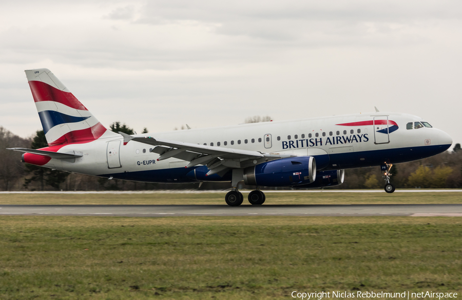 British Airways Airbus A319-131 (G-EUPR) | Photo 234529