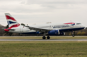 British Airways Airbus A319-131 (G-EUPR) at  Hamburg - Fuhlsbuettel (Helmut Schmidt), Germany