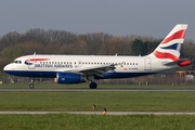 British Airways Airbus A319-131 (G-EUPR) at  Hamburg - Fuhlsbuettel (Helmut Schmidt), Germany