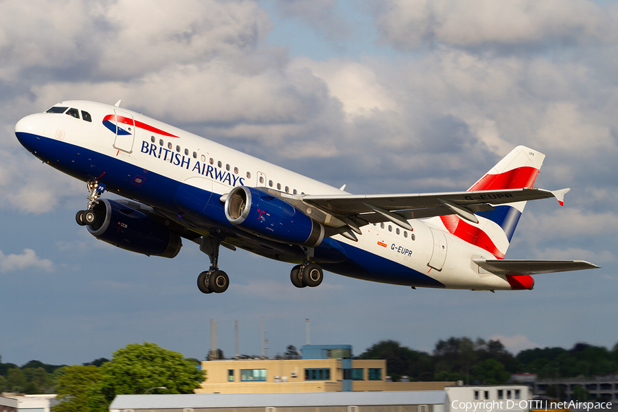 British Airways Airbus A319-131 (G-EUPR) | Photo 385020